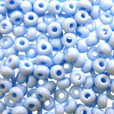 seed beads N6 Pale Blue (25g) Czech - j1026