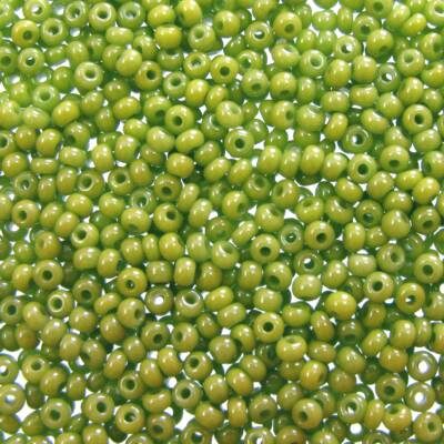 seed beads N11 Olive Green (25g) Czech - j1028