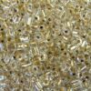 seed beads N9 Crystal Bronze lined 2-cut (25g) Czech - j1177