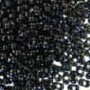 seed beads two-piece 2x4mm Black (25g) Czech - j1182