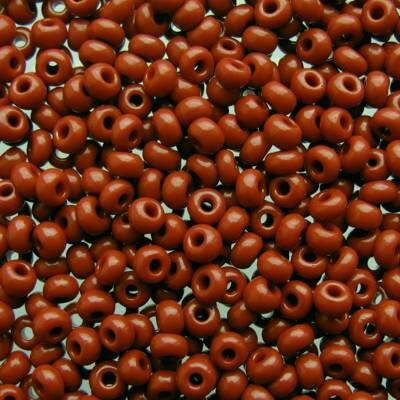 seed beads N7 Brown (25g) Czech - j302