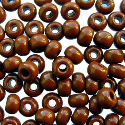 seed beads N2 Brown (25g) Czech - j791