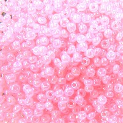 seed beads N9 Pink silky (25g) Czech - j903