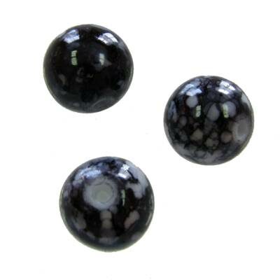 bead round 12mm glass (10pcs) imitate gemstone
