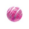 (Latviski) pērle apaļa 20mm akrila rozā