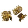 box clasp 17x9x6.5mm gold color