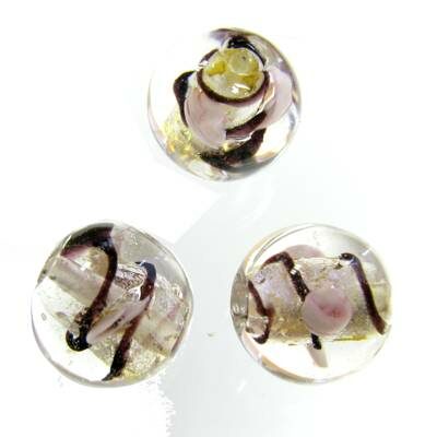-25% bead round 10mm clear with mirror (10pcs) China - k509