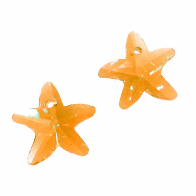 starfish pendant 14mm MC Topaz