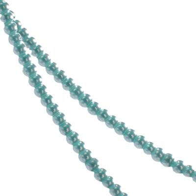 glass pearls 4mm turquoise (50pcs) China - ks04-117