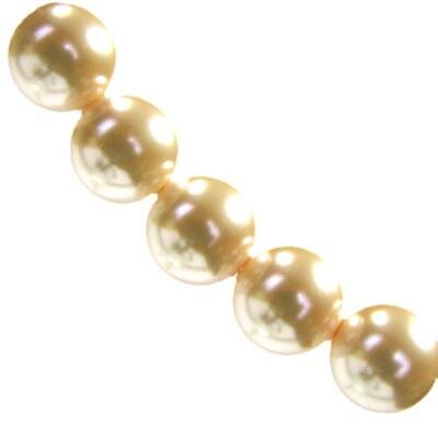 glass pearls 12mm l.peach (10pcs) China - ks12-15