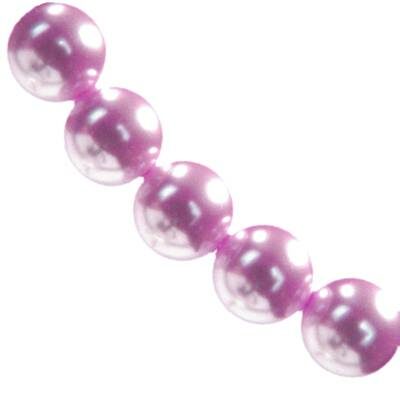 glass pearls 12mm pink (10pcs) China - ks12-20