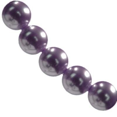 glass pearls 12mm greyish violet (10pcs) China - ks12-35