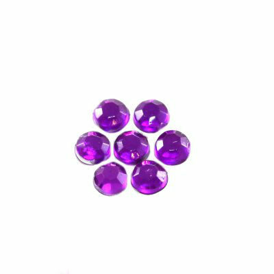 rhine nail stone circles purple 2mm  - fn230