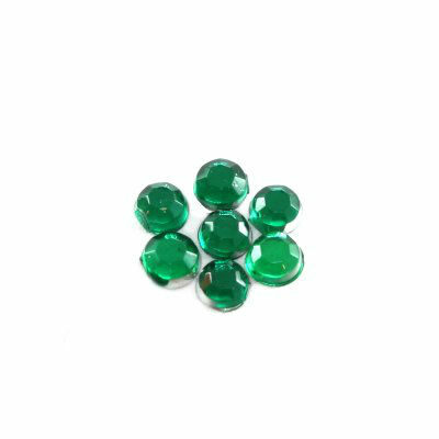 rhine nail stone circles dark green 2mm  - fn232