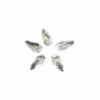 rhine nail stone teardrops silver 3mm  - fn297