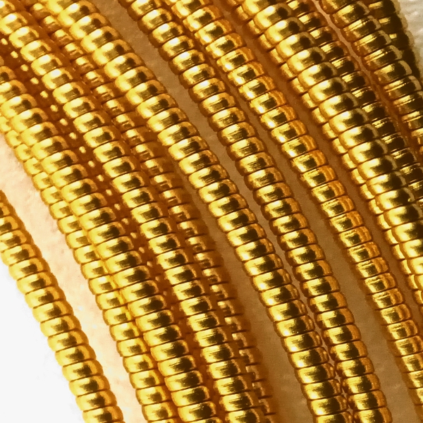 1mm French Bullion Metalic Gold Bright Soft Copper Wire for
