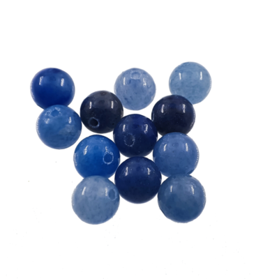 pērle apaļa 6mm Blue Aventurine (12gab)