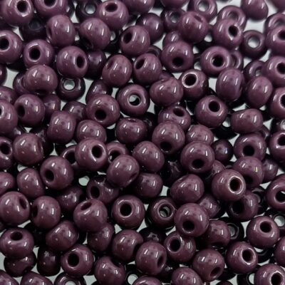 pērlītes N6 pelēkvioletas "Dark Purple" (25g) Čehija