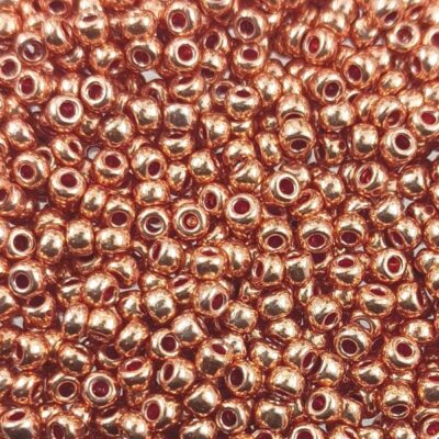 pērlītes N8 vara "Copper" (25g) Čehija