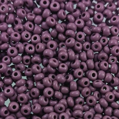 pērlītes N8 pelēkvioletas "Dark Purple" (25g) Čehija