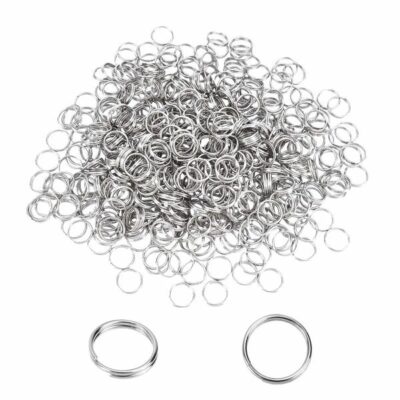 split ring 7mm (20pcs) steel color