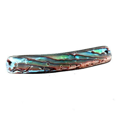 konektors 50x10mm Abalone Shell