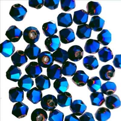 pērle konuss 4mm royal blue